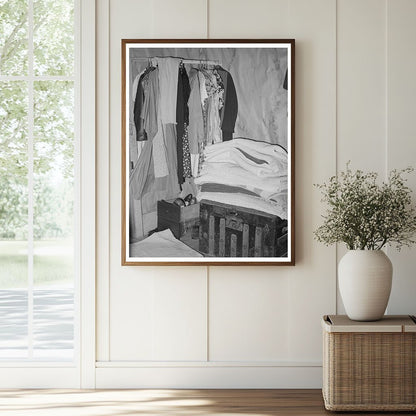 1939 Vintage Bedroom Interior of Farm Family in Oklahoma - Available at KNOWOL