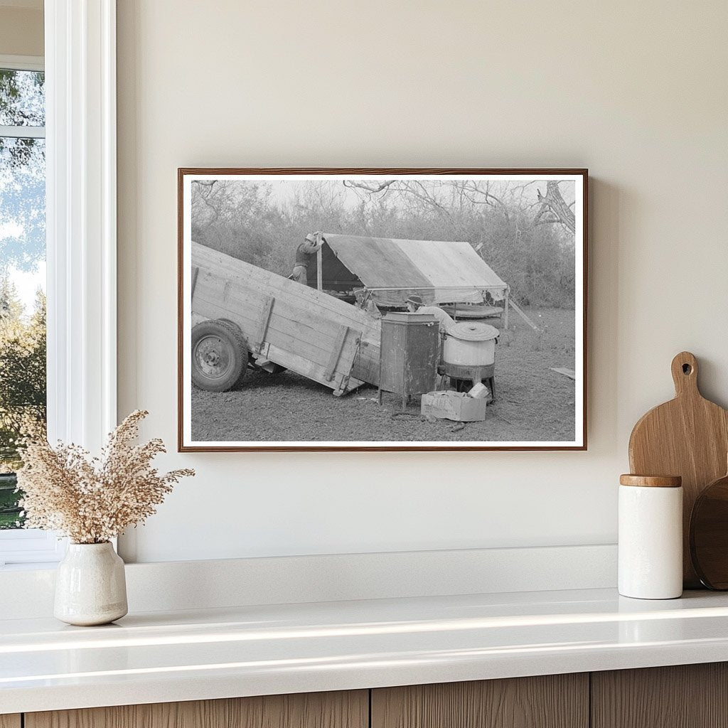 1939 Vintage Camping Scene in Harlingen Texas - Available at KNOWOL