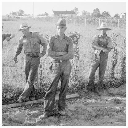 1939 Vintage Farm Photo Young Farmers Lake Dick Arkansas - Available at KNOWOL