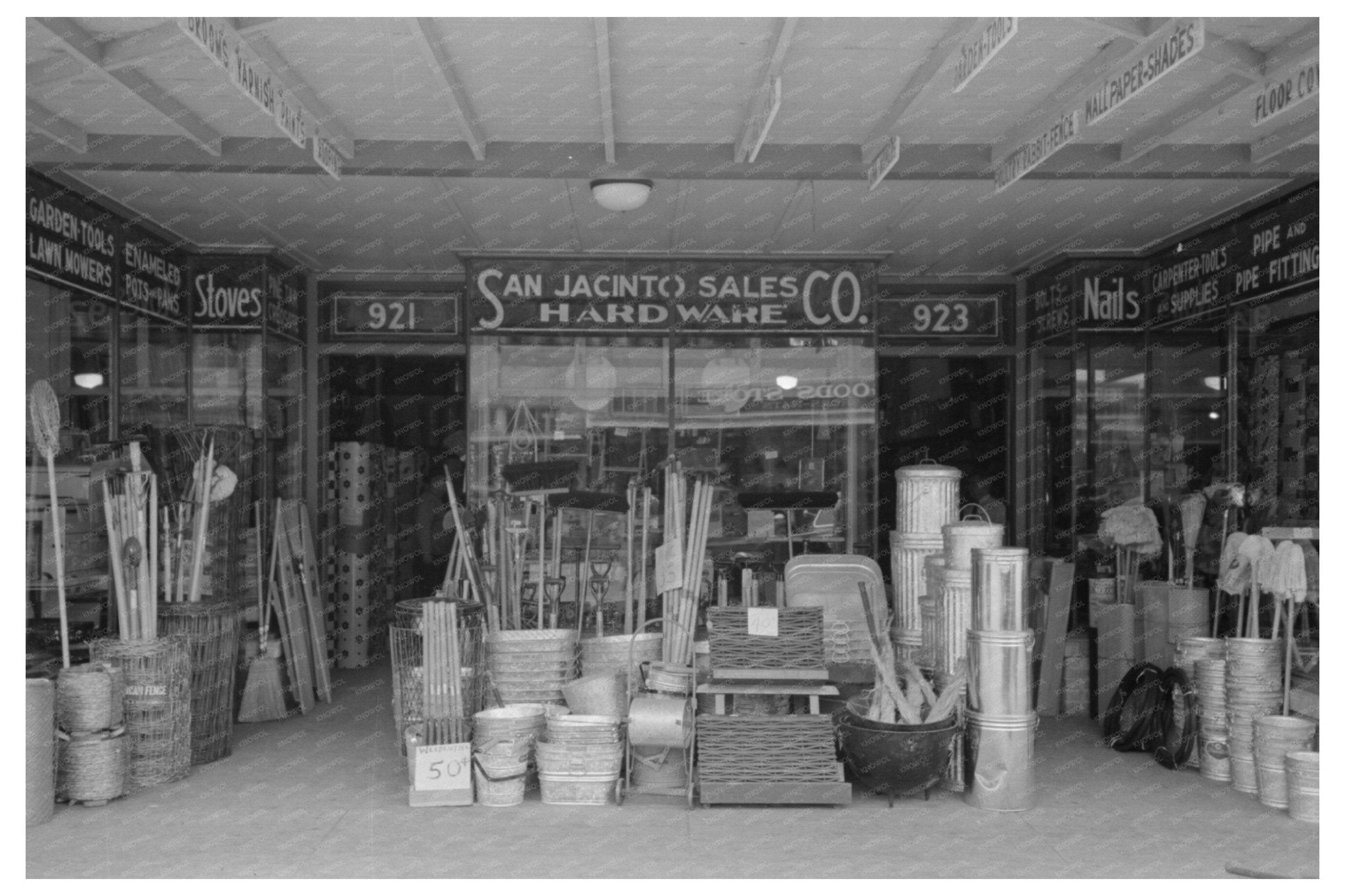 1939 Vintage Hardware Store in Corpus Christi Texas - Available at KNOWOL