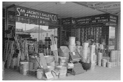 1939 Vintage Hardware Store Interior Corpus Christi Texas - Available at KNOWOL