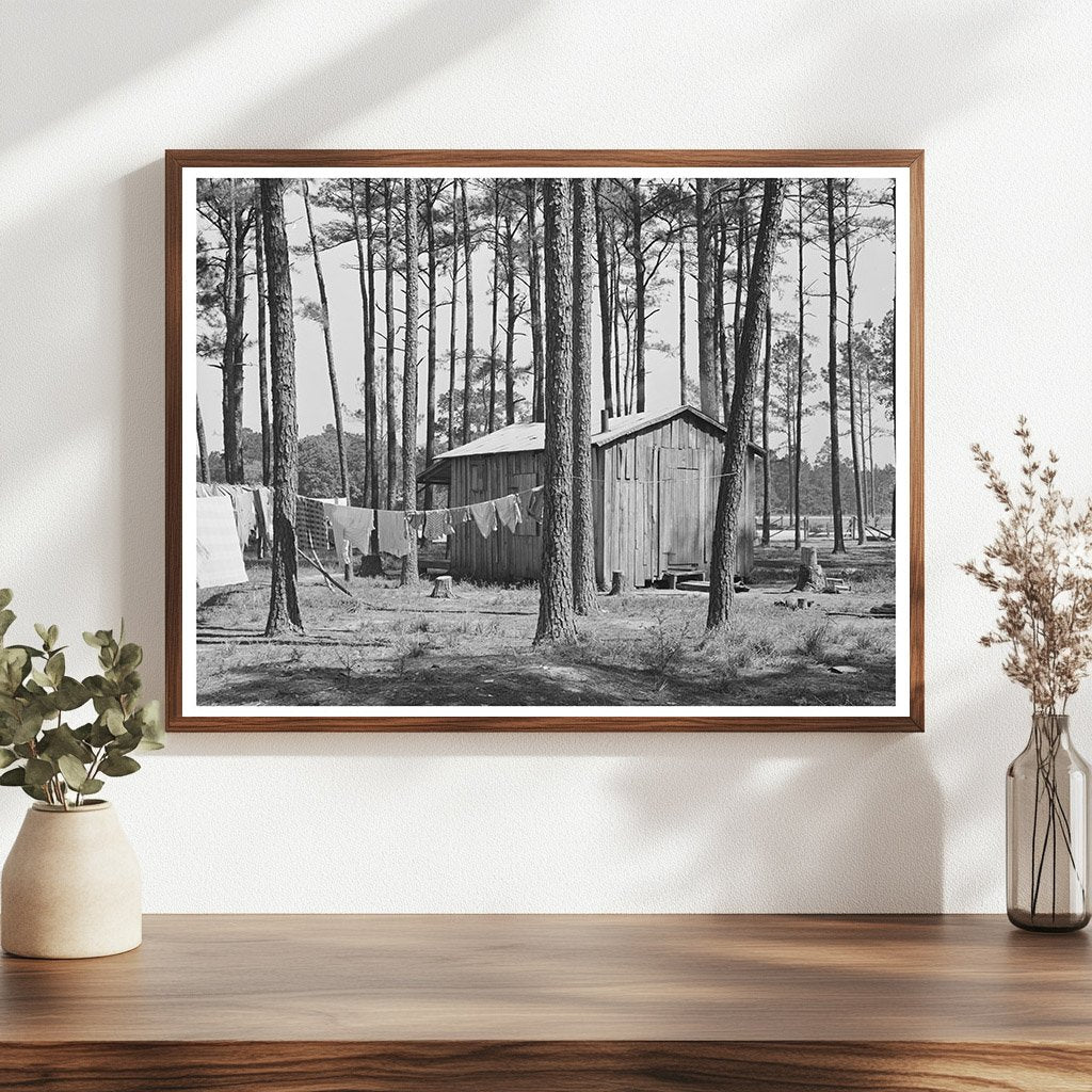 1939 Vintage Houses of Strawberry Field Migrants Louisiana - Available at KNOWOL