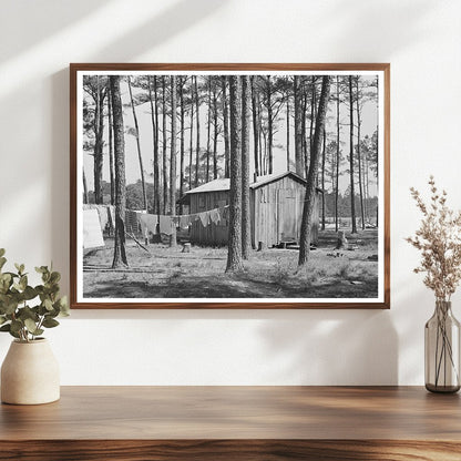 1939 Vintage Houses of Strawberry Field Migrants Louisiana - Available at KNOWOL