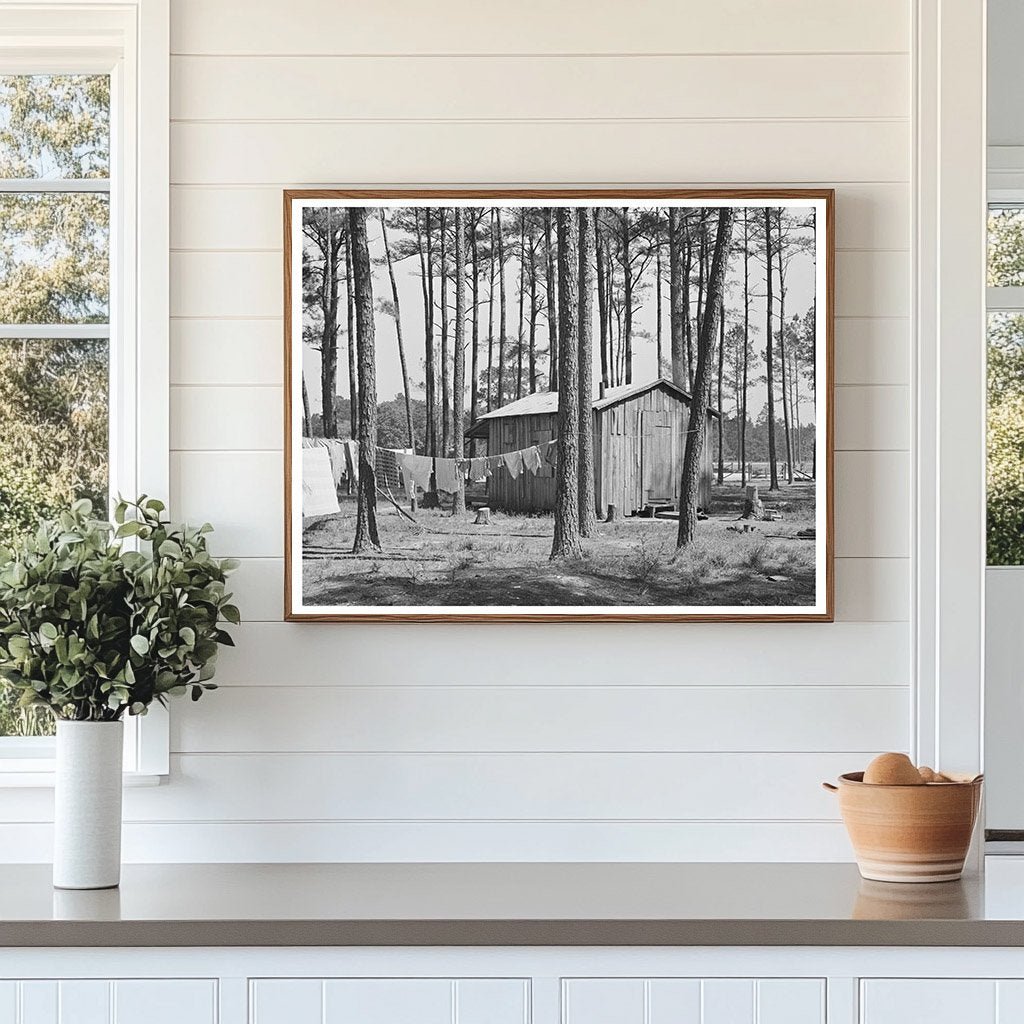 1939 Vintage Houses of Strawberry Field Migrants Louisiana - Available at KNOWOL