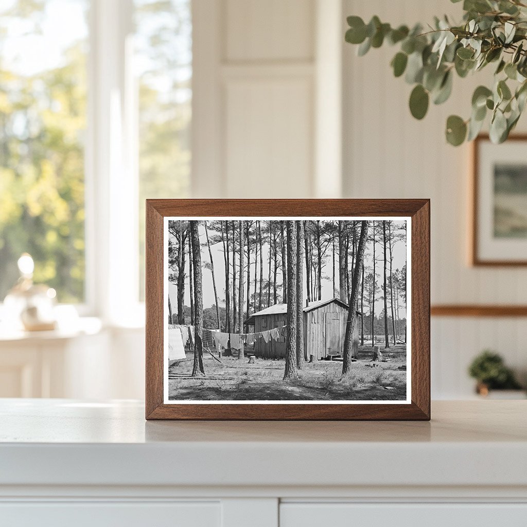 1939 Vintage Houses of Strawberry Field Migrants Louisiana - Available at KNOWOL