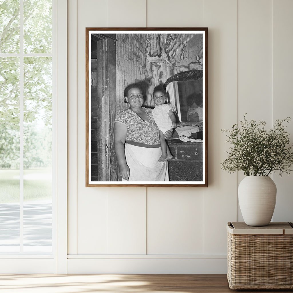 1939 Vintage Image of African American Tenant Farmer Family - Available at KNOWOL