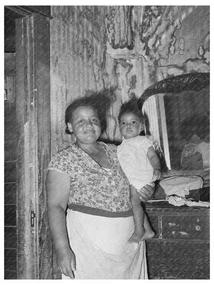 1939 Vintage Image of African American Tenant Farmer Family - Available at KNOWOL