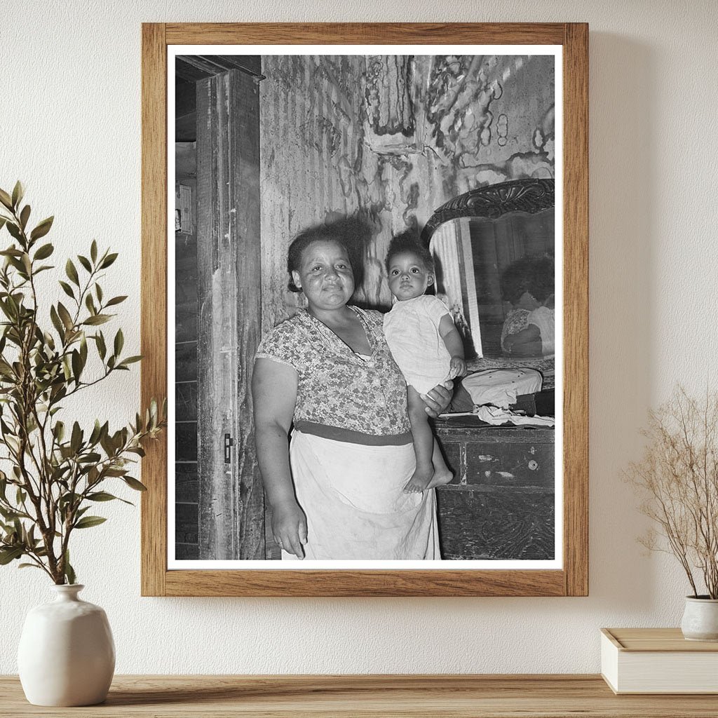 1939 Vintage Image of African American Tenant Farmer Family - Available at KNOWOL