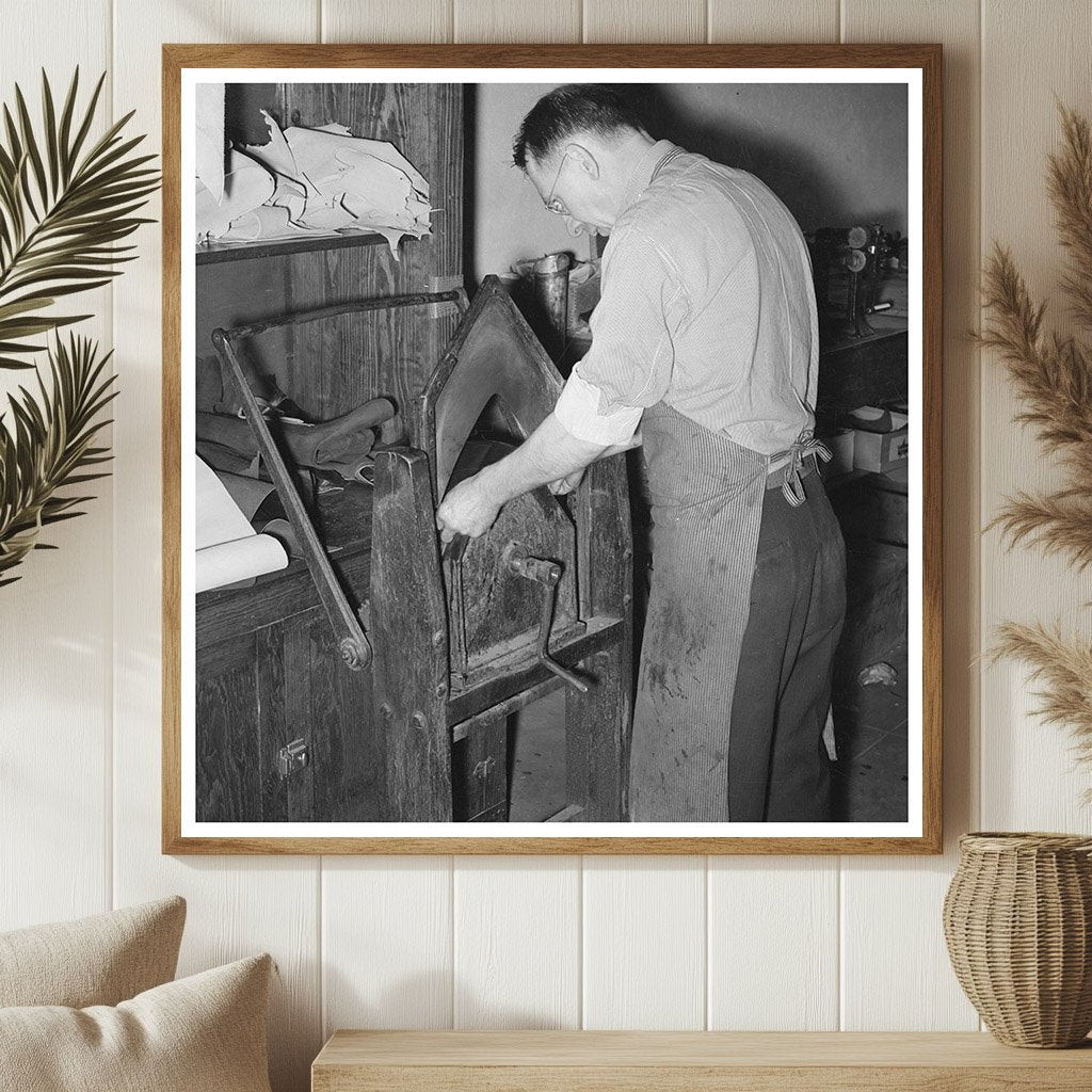 1939 Vintage Image of Bootmaking in Alpine Texas - Available at KNOWOL