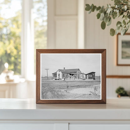 1939 Vintage Image of Cotton Workers Housing in California - Available at KNOWOL