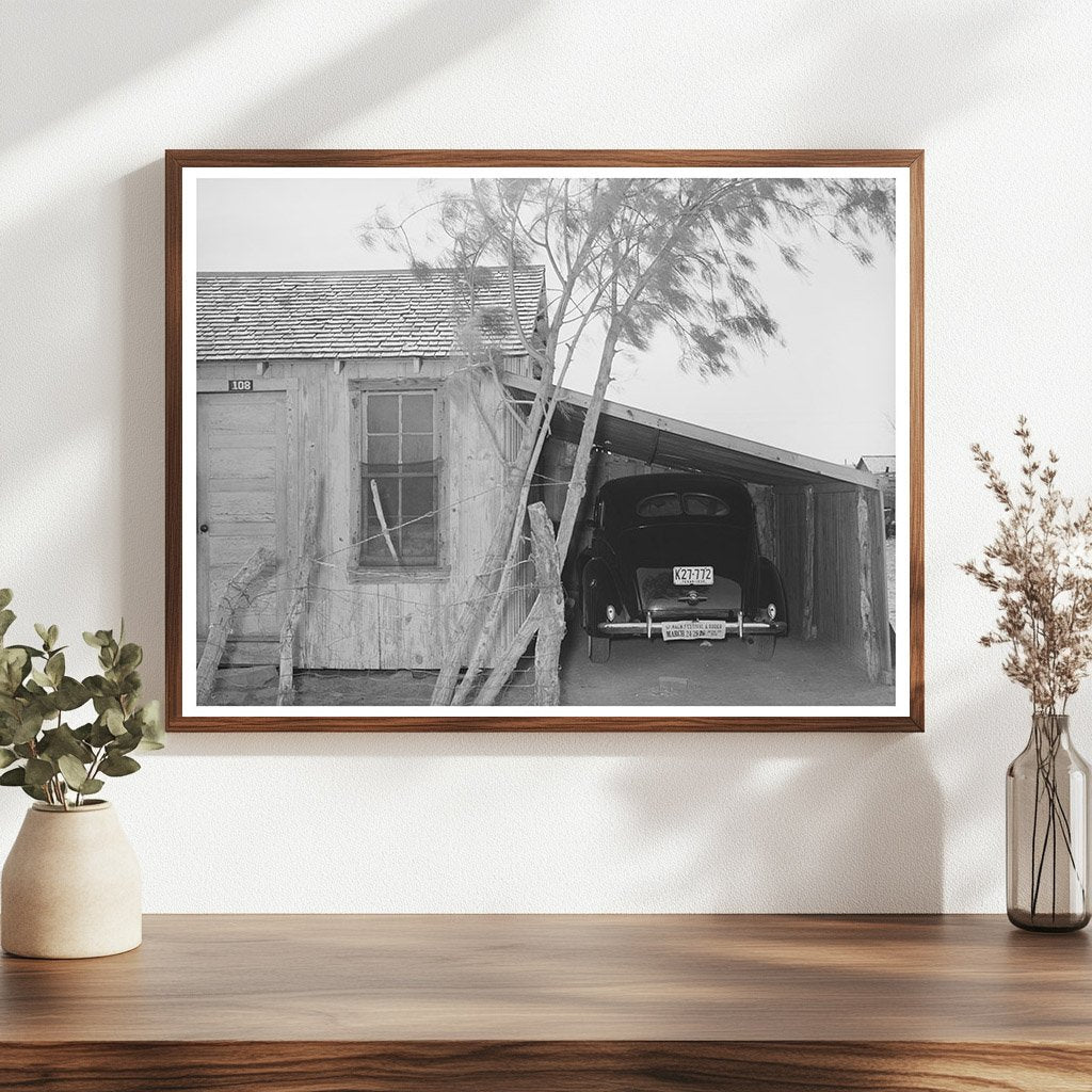 1939 Vintage Image of House and Car in Crystal City Texas - Available at KNOWOL
