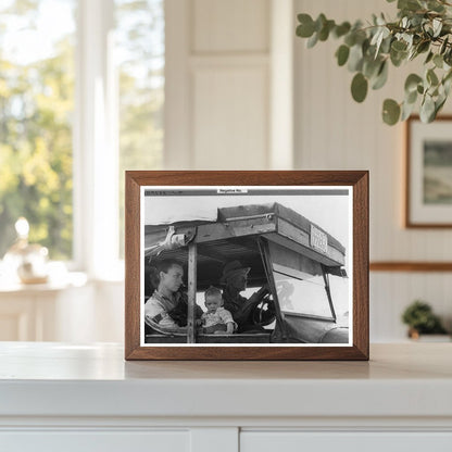 1939 Vintage Image of Migrant Family in Oklahoma - Available at KNOWOL