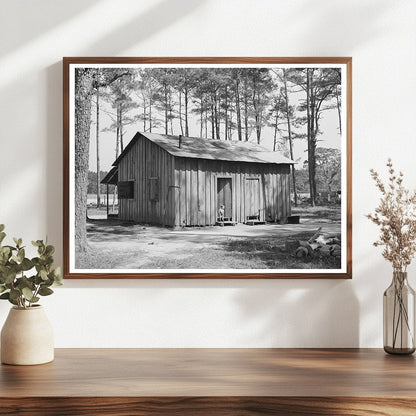 1939 Vintage Image of Migrant Workers House in Louisiana - Available at KNOWOL