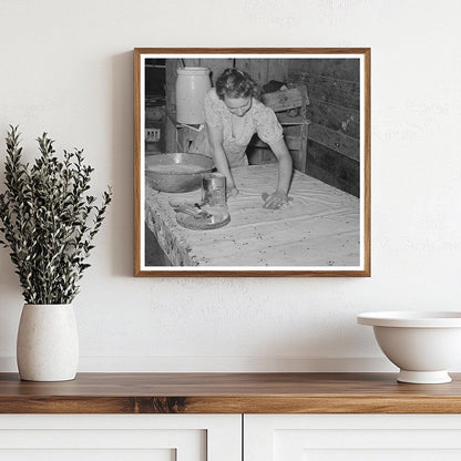 1939 Vintage Photo of Kitchen Cleaning in Oklahoma - Available at KNOWOL