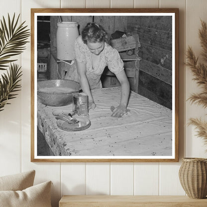 1939 Vintage Photo of Kitchen Cleaning in Oklahoma - Available at KNOWOL