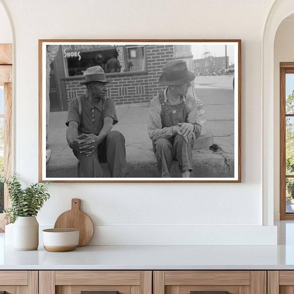 1939 Vintage Photo of Men Conversing in Muskogee Oklahoma - Available at KNOWOL