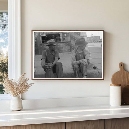 1939 Vintage Photo of Men Conversing in Muskogee Oklahoma - Available at KNOWOL