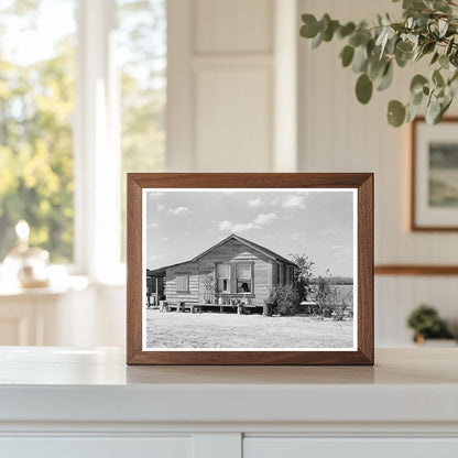 1939 Vintage Photo of Mexican Laborers Home in Texas - Available at KNOWOL
