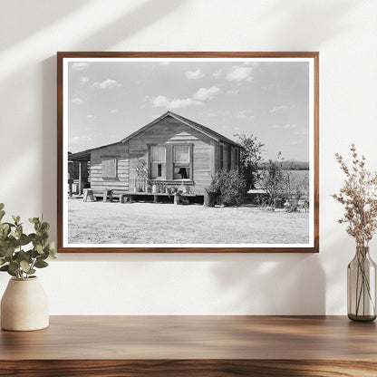 1939 Vintage Photo of Mexican Laborers Home in Texas - Available at KNOWOL