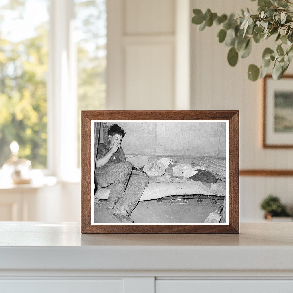 1939 Vintage Photo of Migrant Worker Son in Texas - Available at KNOWOL