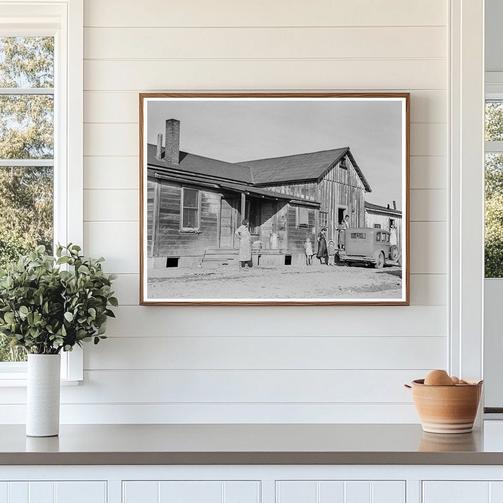 1939 Vintage Photo of Migrant Workers Housing in California - Available at KNOWOL