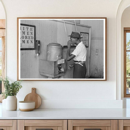 1939 Vintage Photo of Segregated Water Cooler in Oklahoma City - Available at KNOWOL