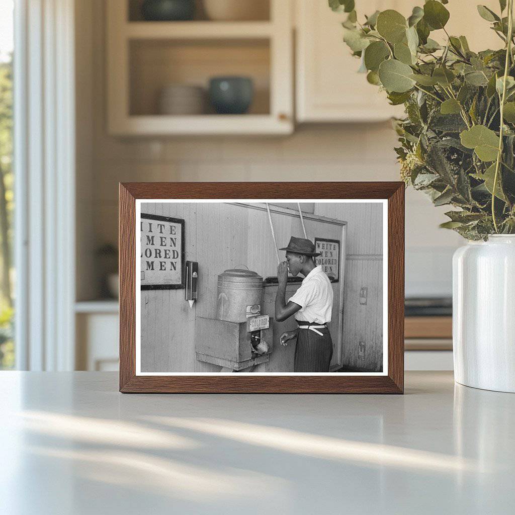 1939 Vintage Photo of Segregated Water Cooler in Oklahoma City - Available at KNOWOL