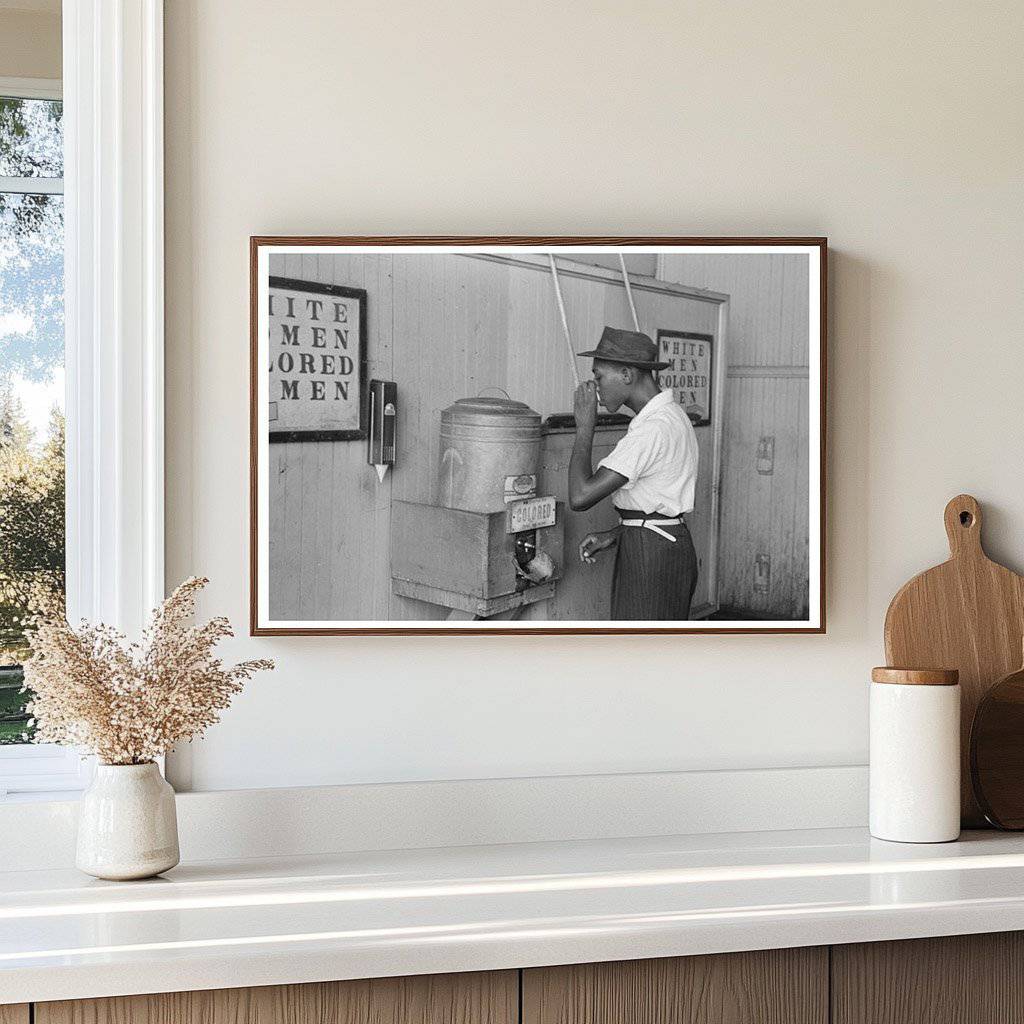 1939 Vintage Photo of Segregated Water Cooler in Oklahoma City - Available at KNOWOL