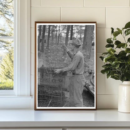 1939 Vintage Photo of Strawberry Picker in Louisiana - Available at KNOWOL