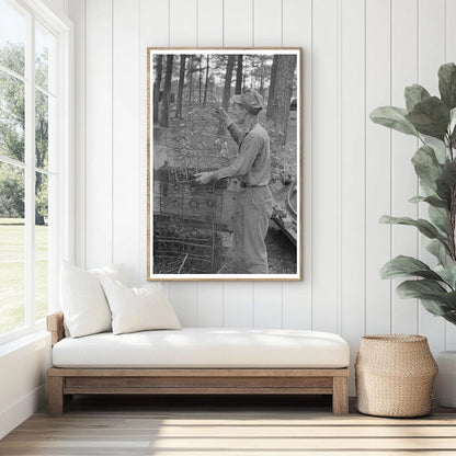 1939 Vintage Photo of Strawberry Picker in Louisiana - Available at KNOWOL