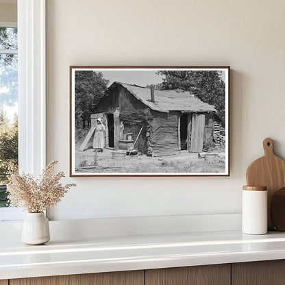 1939 Vintage Photo of Tenant Farmer Feeding Hogs in Oklahoma - Available at KNOWOL