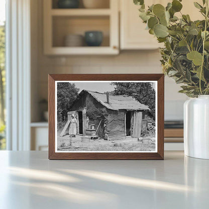 1939 Vintage Photo of Tenant Farmer Feeding Hogs in Oklahoma - Available at KNOWOL