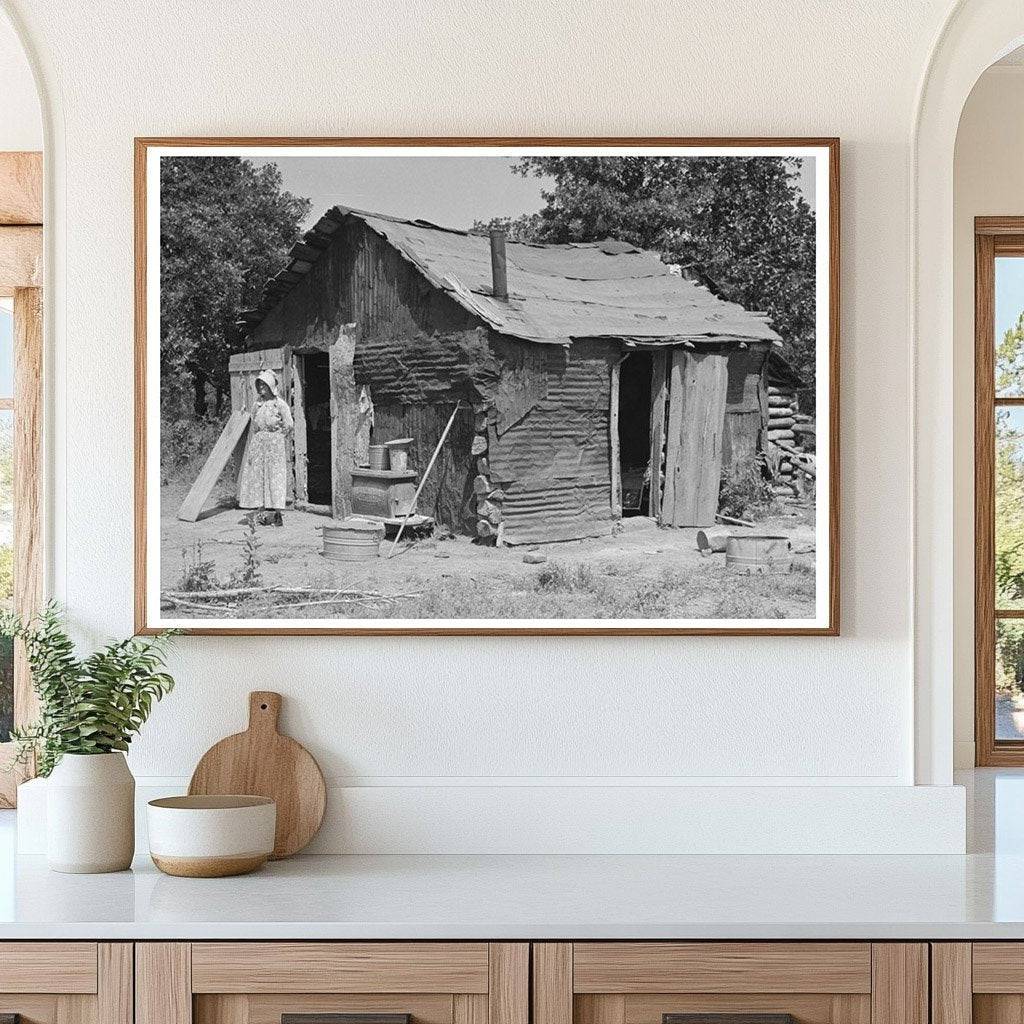 1939 Vintage Photo of Tenant Farmer Feeding Hogs in Oklahoma - Available at KNOWOL