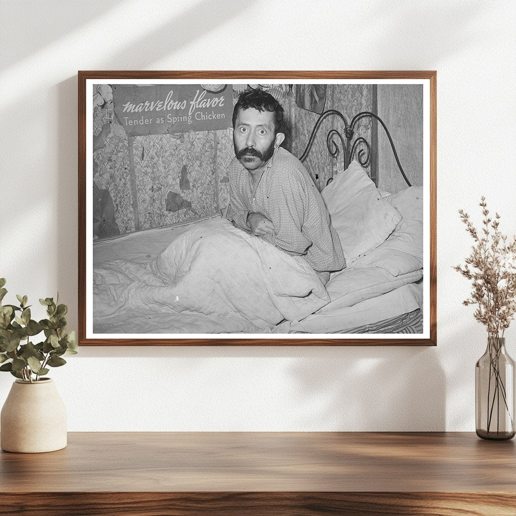 1939 Vintage Photo of Tuberculosis Patient in Texas Home - Available at KNOWOL