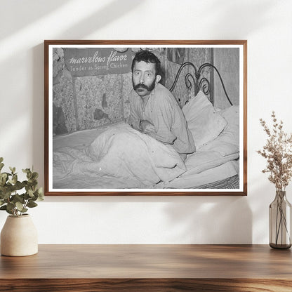 1939 Vintage Photo of Tuberculosis Patient in Texas Home - Available at KNOWOL