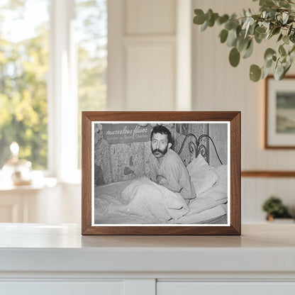 1939 Vintage Photo of Tuberculosis Patient in Texas Home - Available at KNOWOL
