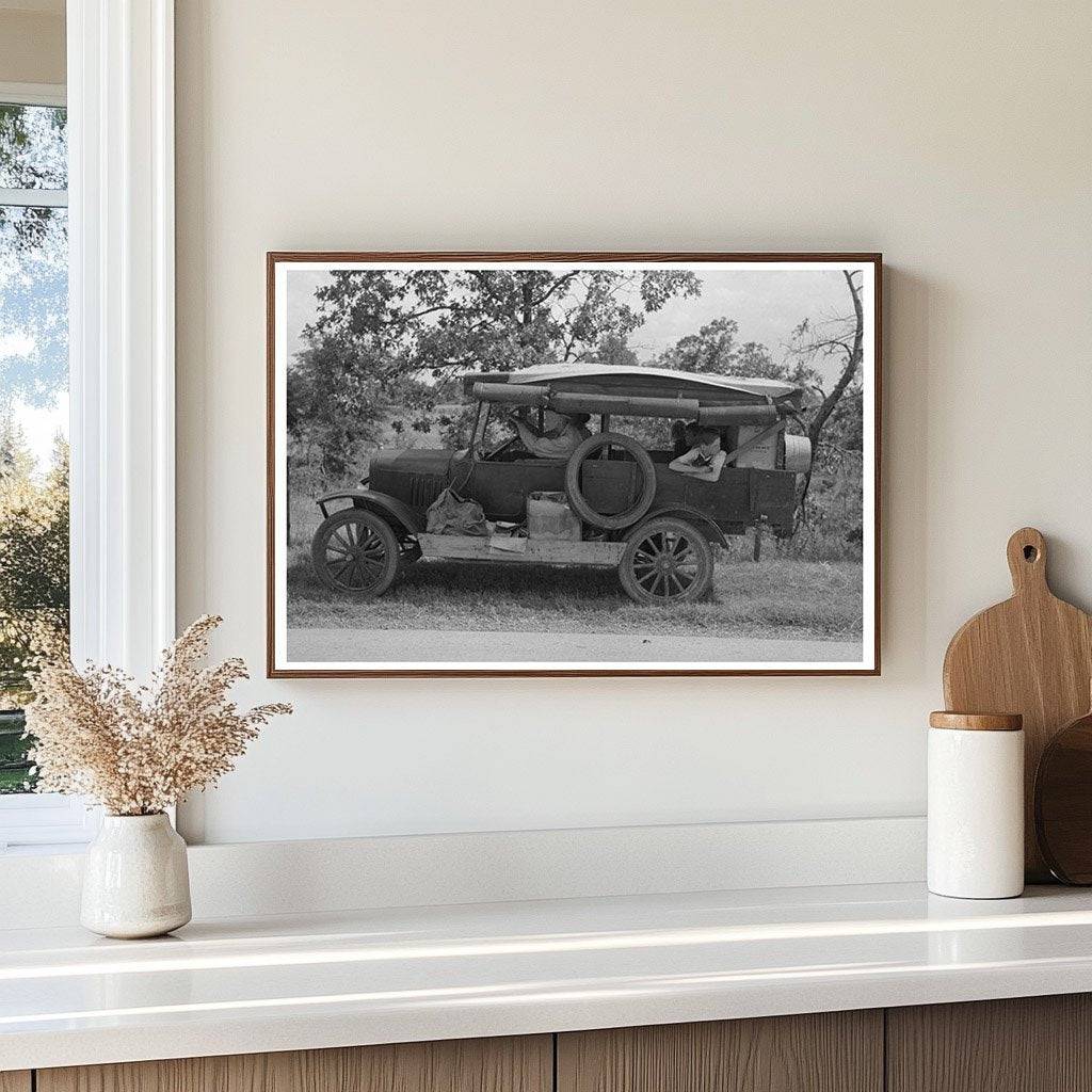 1939 Vintage Photo of White Migrant Family in Oklahoma - Available at KNOWOL