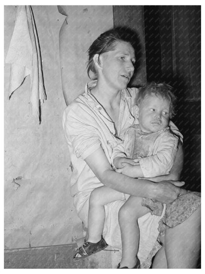 1939 Vintage Photo of Woman with Child in Jefferson Texas - Available at KNOWOL