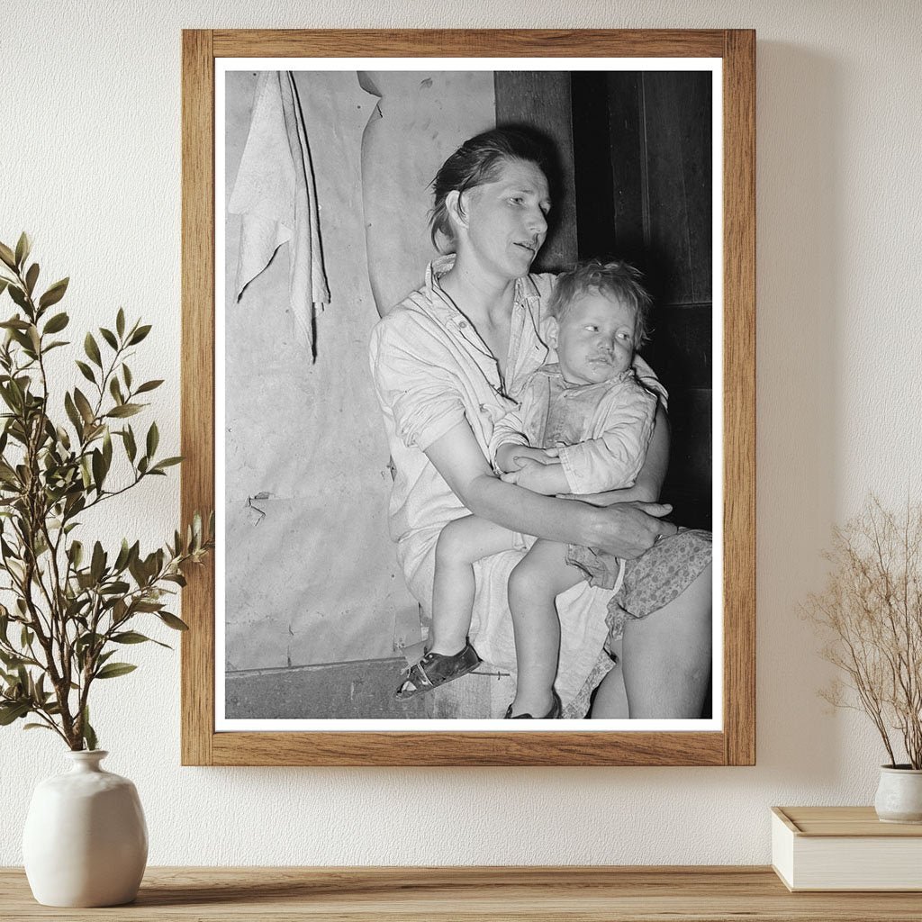 1939 Vintage Photo of Woman with Child in Jefferson Texas - Available at KNOWOL