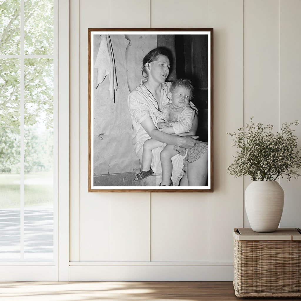 1939 Vintage Photo of Woman with Child in Jefferson Texas - Available at KNOWOL