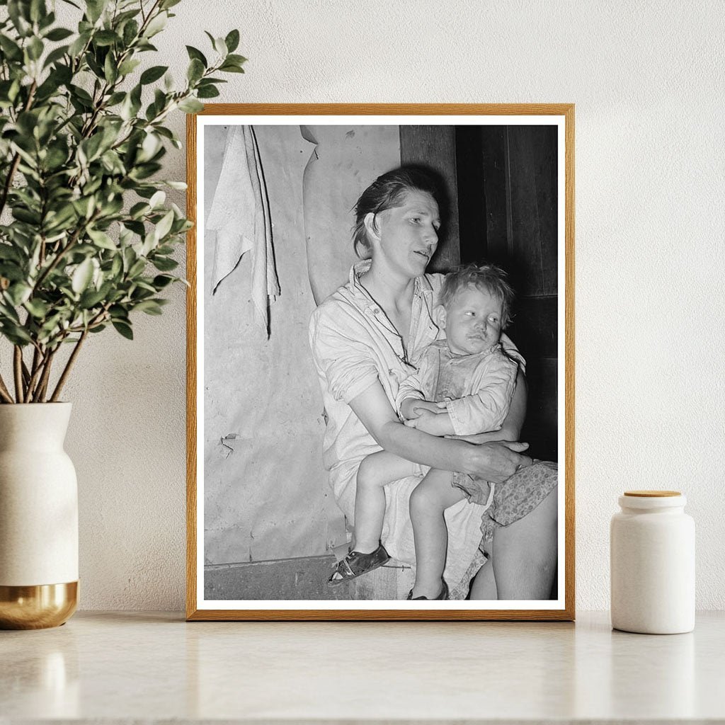 1939 Vintage Photo of Woman with Child in Jefferson Texas - Available at KNOWOL