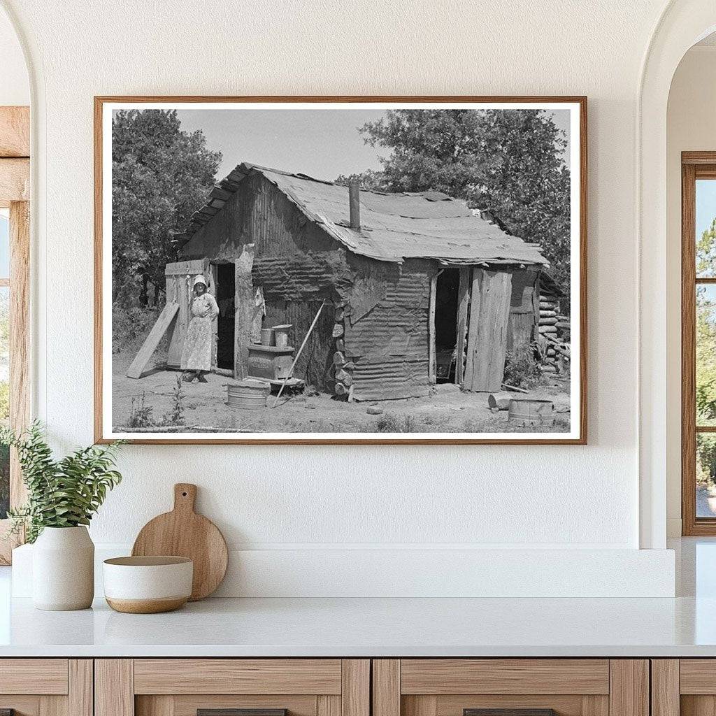 1939 Vintage Photo Woman Feeding Hogs in Oklahoma - Available at KNOWOL