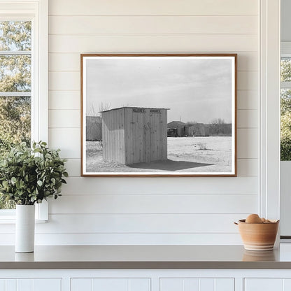 1939 Vintage Privy for Men and Women in Crystal City Texas - Available at KNOWOL