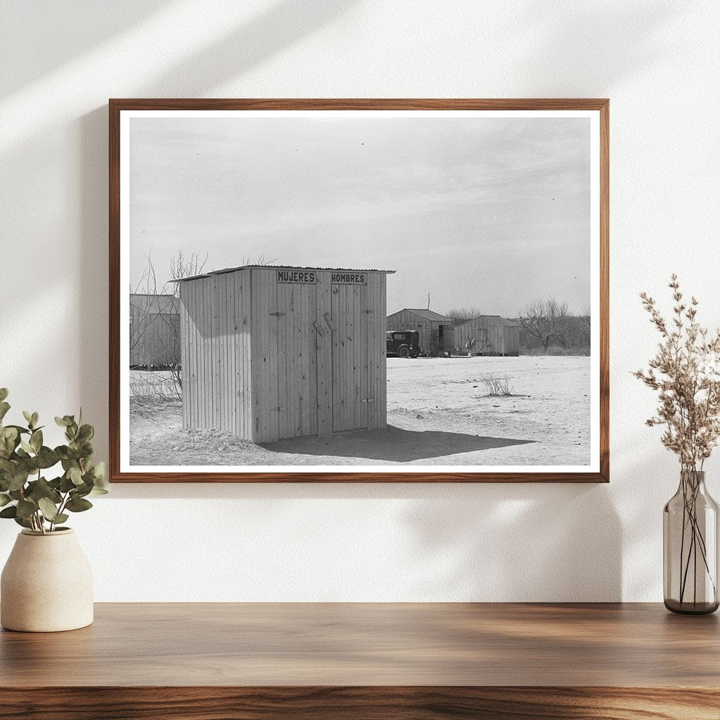 1939 Vintage Privy for Men and Women in Crystal City Texas - Available at KNOWOL