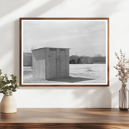 1939 Vintage Privy for Men and Women in Crystal City Texas - Available at KNOWOL