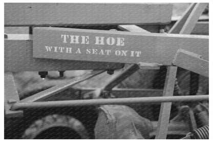 1939 Vintage Stencil on Dixie Cotton Chopper in Louisiana - Available at KNOWOL