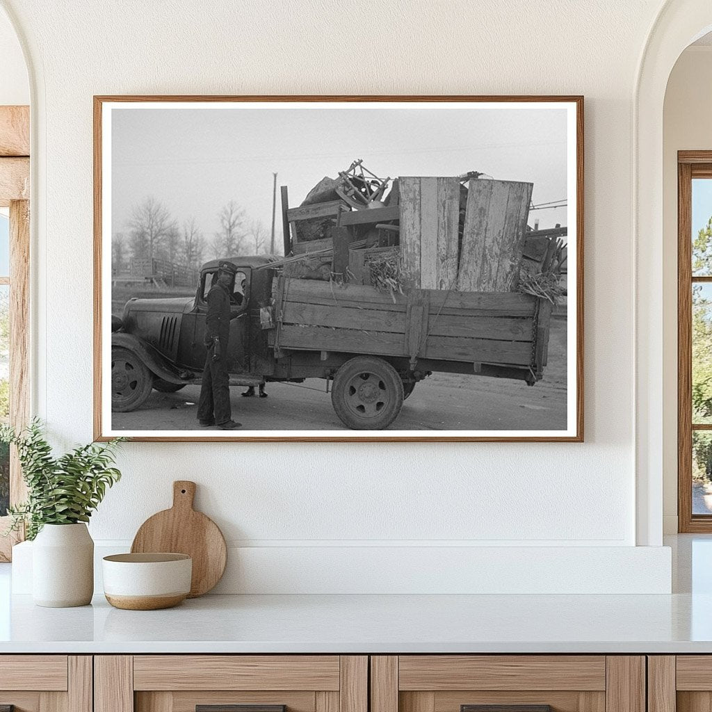 1939 Vintage Truck with Farmers Belongings in Arkansas - Available at KNOWOL