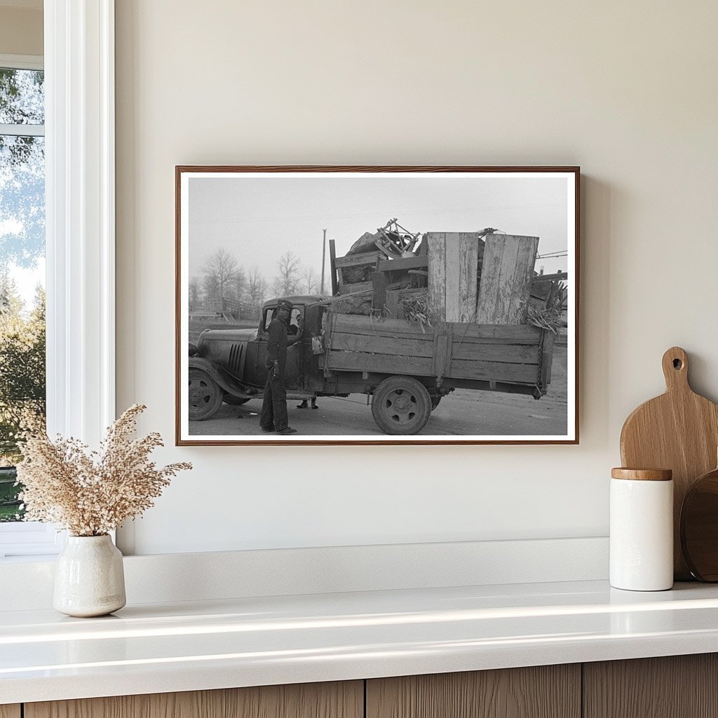 1939 Vintage Truck with Farmers Belongings in Arkansas - Available at KNOWOL