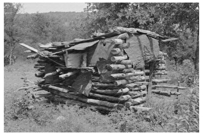 1939 White Tenant Farmer Shed McIntosh County Oklahoma - Available at KNOWOL