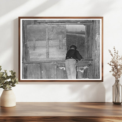 1939 Window in Sharecroppers Cabin Louisiana - Available at KNOWOL